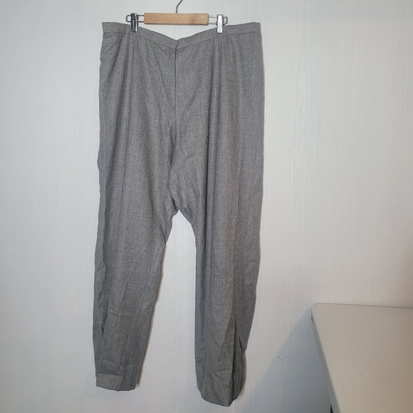 NEW Mirella Cavorso SAMPLE impeccable 100% wool silky pants Est. Sz L-XL - Picture 4 of 13